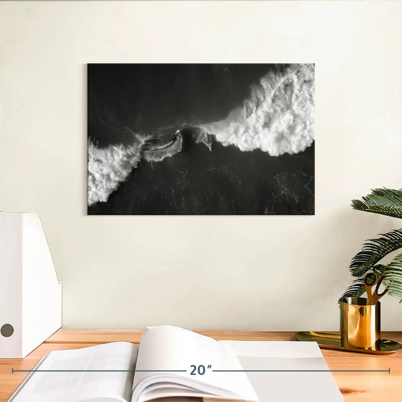Sireci Surfer Waves, 8" H x 12" W