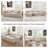 Segal 8 Piece L Shape Cloud Soft Chenille Upholstered Oversized Modular Compression Sectional Sofa Set , No Assembly Required-1674661448