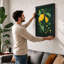 Lemons and Foliage Botanical - Framed Print-1897396458-1897396451
