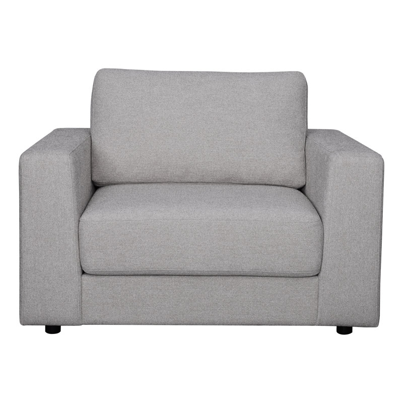 Fauteuil en polyester Arrollo, 100% polyester gris