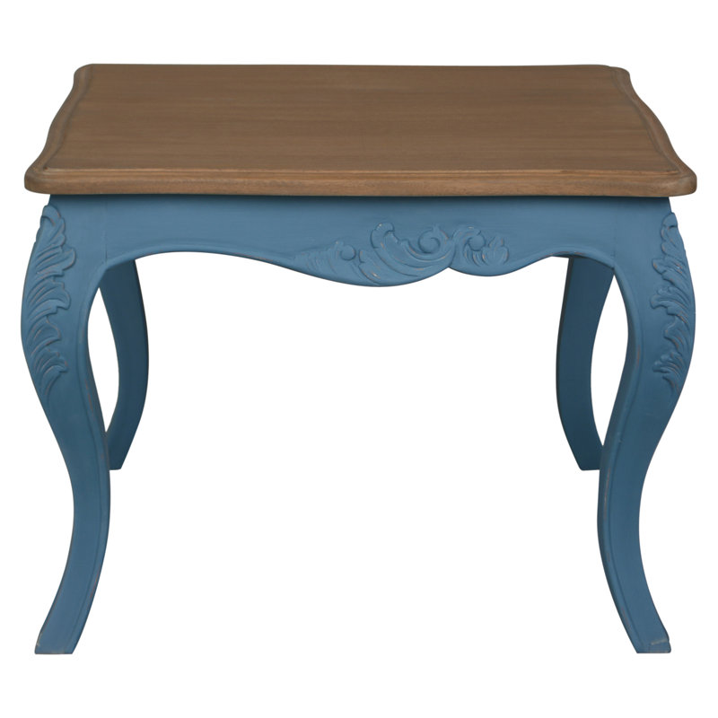 Madison End Table, Antique Blue