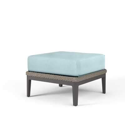 Aberdeen Outdoor Ottoman with Sunbrella® Cushion