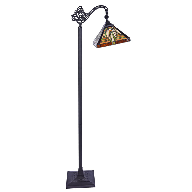 Fraire 61.4'' Blackish Bronze Task Floor Lamp