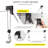 Iron Adjustable Multi-Use Kayak Rack