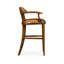 Windsor Upholstered Stool with Solid Wood Frame-39823992-63247418