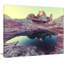 «Purple-Tinged Vermilion Cliff», reproduction de photo sur toile tendue-19407635