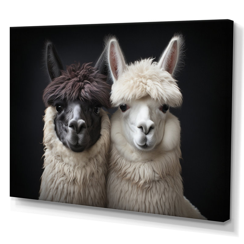 " Two Alcapas Graceful Guardians III ", 24" H x 32" W x 1" D, Wrapped Canvas