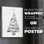 Arbre de Noël I - impression sur toile seulement - NON-CADRE-2028122916