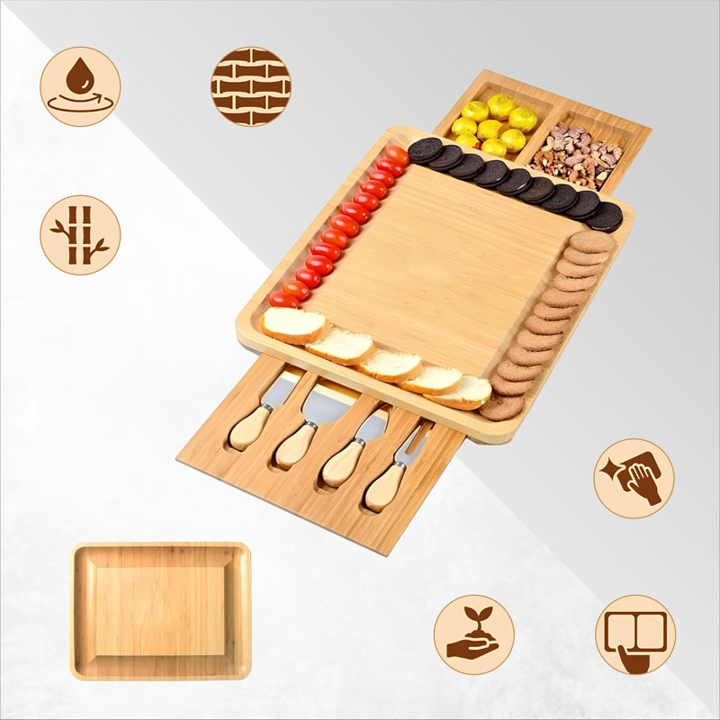 Union Rustic Bamboo Cheese Board