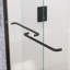 Double porte de douche coulissante de 56 à 60 po de largeur x 72 po de hauteur avec verre trempé transparent de 1/4 po (6 mm)-122721545