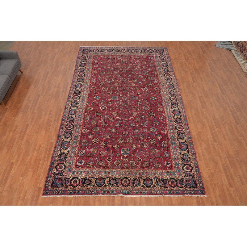 Tapis traditionnel fait à la main 10 x 16 po