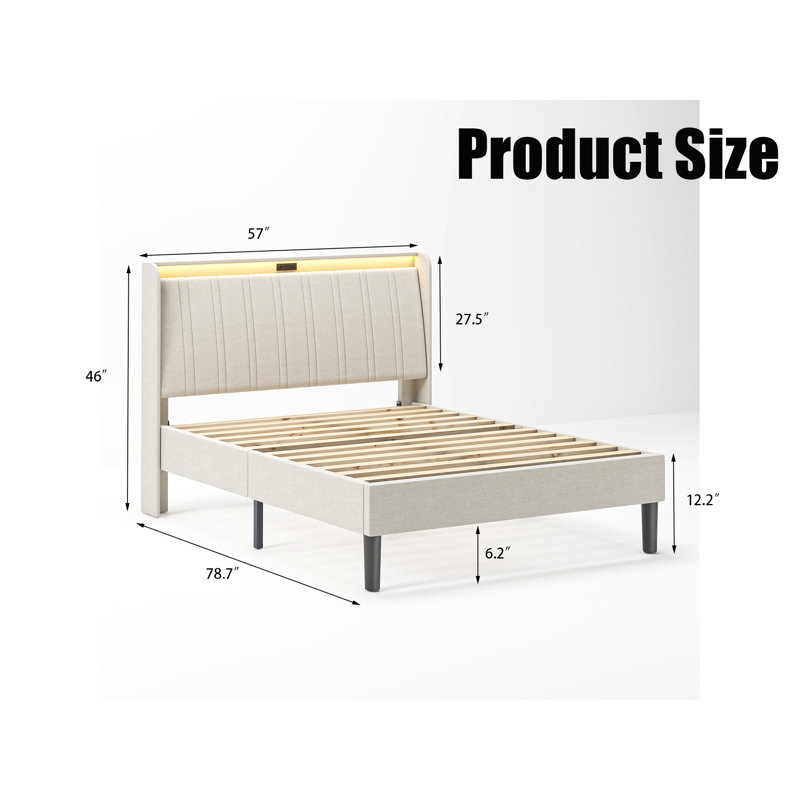 Structure de lit plateforme, Double