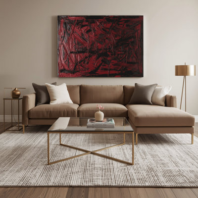«Neo Expressionism 93», art mural sur toile brune