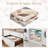 Machine Washable Rug Modern Leaf Area Rug Ultra-Thin Rug Durable Floor Carpet Easy-Cleaning Rug-1559671470