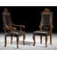 Upholstered Arm Chair in Brown