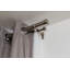 Cappa Drapery Solutions Adjustable 1" Steel Double Curtain Rod Set-1843790205-1843790204