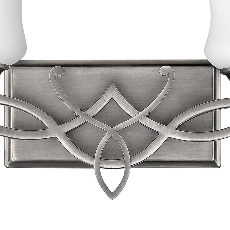 Brooke 2-Light Vanity Light, Antique Nickel