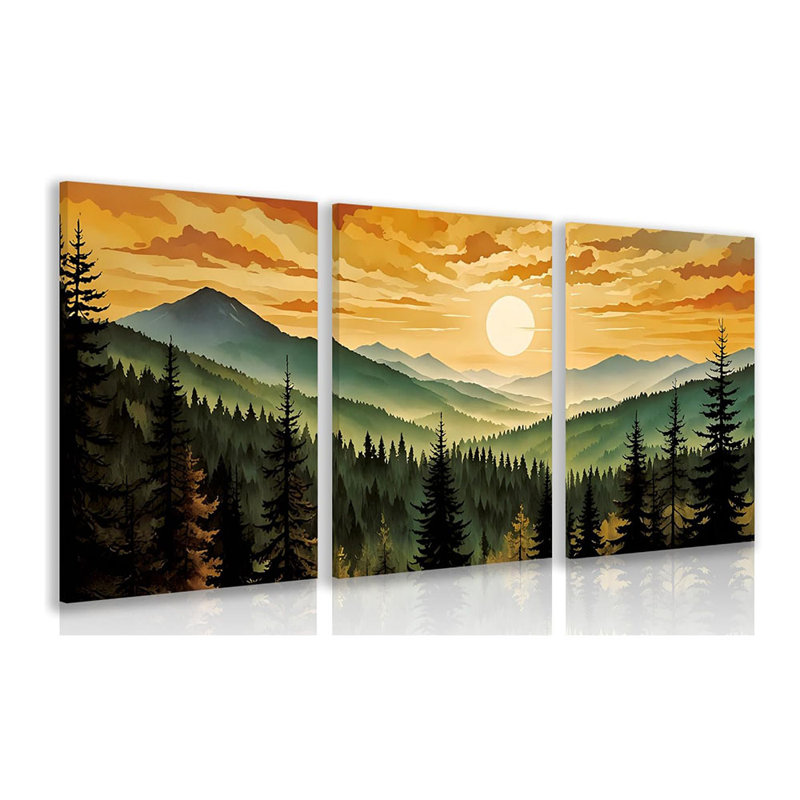 3 Piece Wrapped Canvas Print