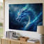 Toile, "Un dragon majestueux avec un corps de serpentine", art élégant-481438105