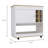 Compact 1-Shelf 6-Bottle Bar Cart with Wheels, Perfect for Entertaining and Space-Saving Design.