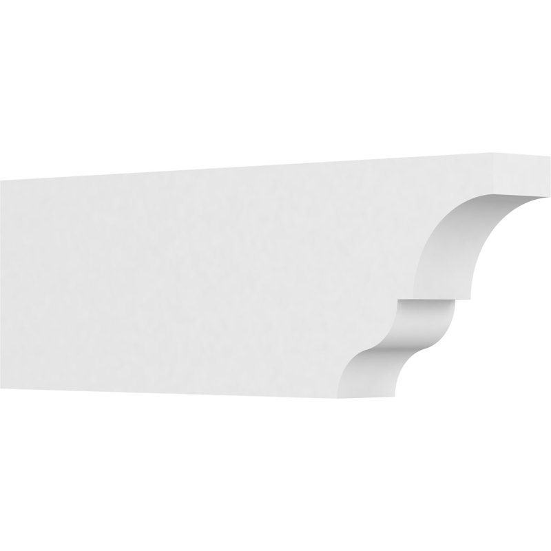 Standard Asheboro Architectural Grade PVC Rafter Tail, 8"H x 3"W x 24"D