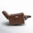 Santo Genuine Leather Swivel Power Recliner-107225107
