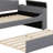 Upholstered Daybed With Storage Armrests,Trundle And Latest Integrated Bluetooth Audio System.-278788854