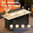 Lou 7 - Person Outdoor Conversation Set, Wicker Patio Sofa & Chair Set with Fire Pit and Cushions-1997908752