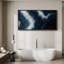 Grande impression sur toile encadrée - reproduction abstraite moderne pour décoration murale contemporaine-116848323-116848324