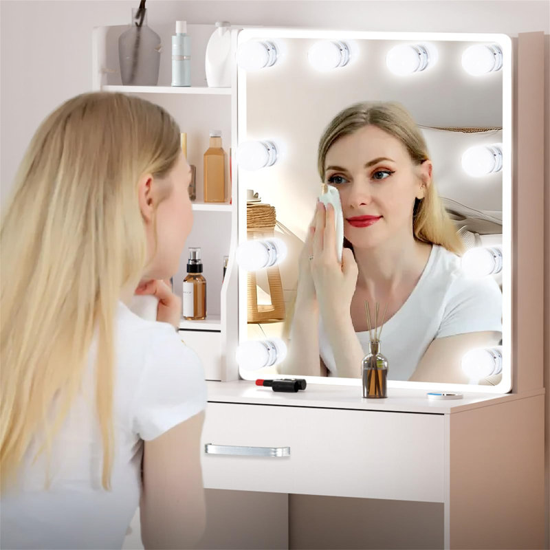Camyrah Dressing Table with Mirror