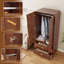 Armoire en bois à 2 tiroirs-1826137704