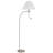 Ashy 68 Inch Floor Lamp, Gooseneck LED, White Shade, Arc Pole-103150799