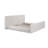 Lyssa Dalina Upholstered King Bed Ivory Boucle Black-124521457-124521456