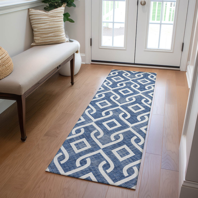  Tapis antidérapant Kaylani, Tapis de couloir 2 pi 3 po x 7 pi 6 po