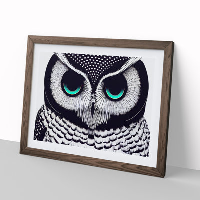 Illuminated Owl - Single Picture Frame Print