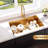 32 Gold Undermount Workstation Kitchen Sink-32 X 19 Inch 16 Gauge Stainless Steel Undermount Kitchen Sink Handmade R10 Radius 10 Inch Deep Undermount Single Bowl Sink With Custom Accessories-117060744