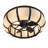 Prime Dome Glass Semi Flush Mount