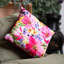 Indoor / Outdoor Floral Multi Square Cushion