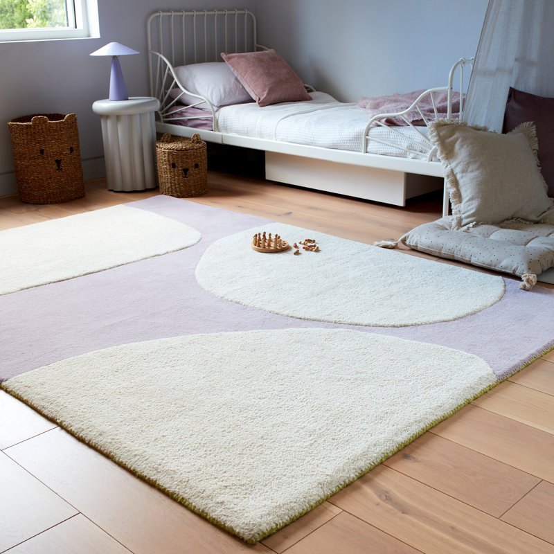 Bloomie Purple Area Rug, Rectangle 120 x 170cm