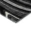 Tapis noir Prisco lavable à la machine de qualité supérieure-883196660