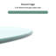 Plateau de table en verre trempé de 20 po, 1/4 po d'épaisseur, transparent, corrosif, pour environnement de travail Bord poli transparent 20,1 x 20,1 x 0,25 po, réglages-1082720870