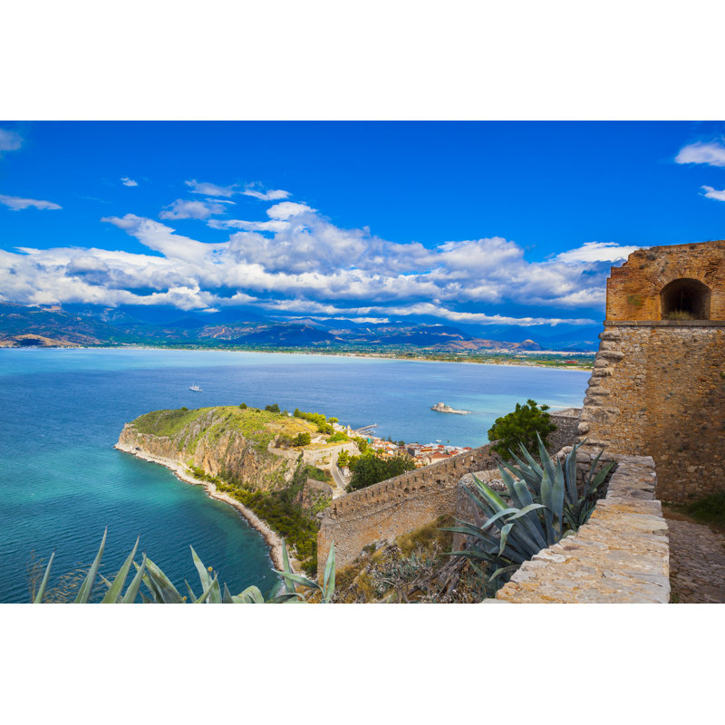 Palamidi by Graffizone - Wrapped Canvas Print, 20cm H x 30cm W x 3.8cm D
