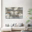 Feuilles de palmier en bois sur toile-570525268