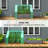 4 x 3 x 1ft Raised Garden Bed with Mini Greenhouse, Galvanized Raised Garden Bed with Cover for Herbs and Vegetables, Small Greenhouse for Patio Garden Balcony, Green and Dark Gray-122411782