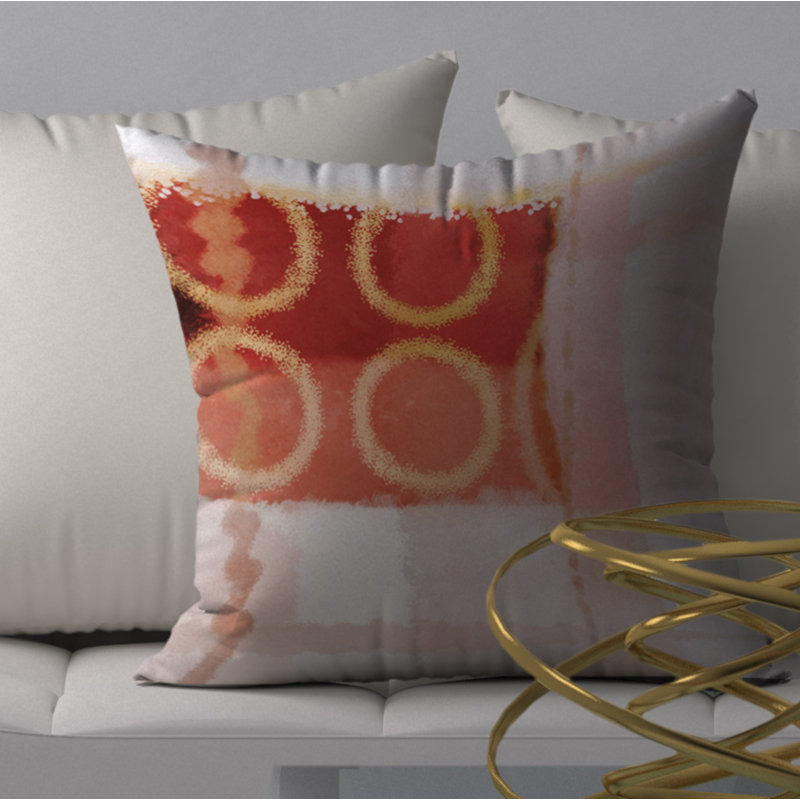 Reversible Throw Pillow, 18" x 18"