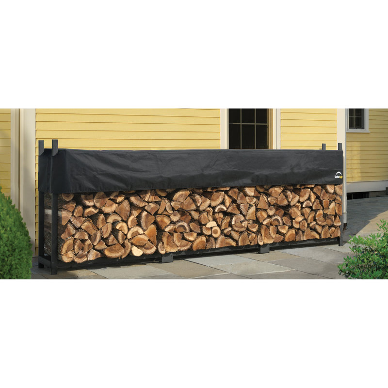 Ultra Duty 14.2'' W Metal Log Rack, 46.8" H x 140.5" W x 14.3" D