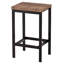 Ensembles de table de salle à manger en MDF brun moderne avec tabourets pour petites cuisines