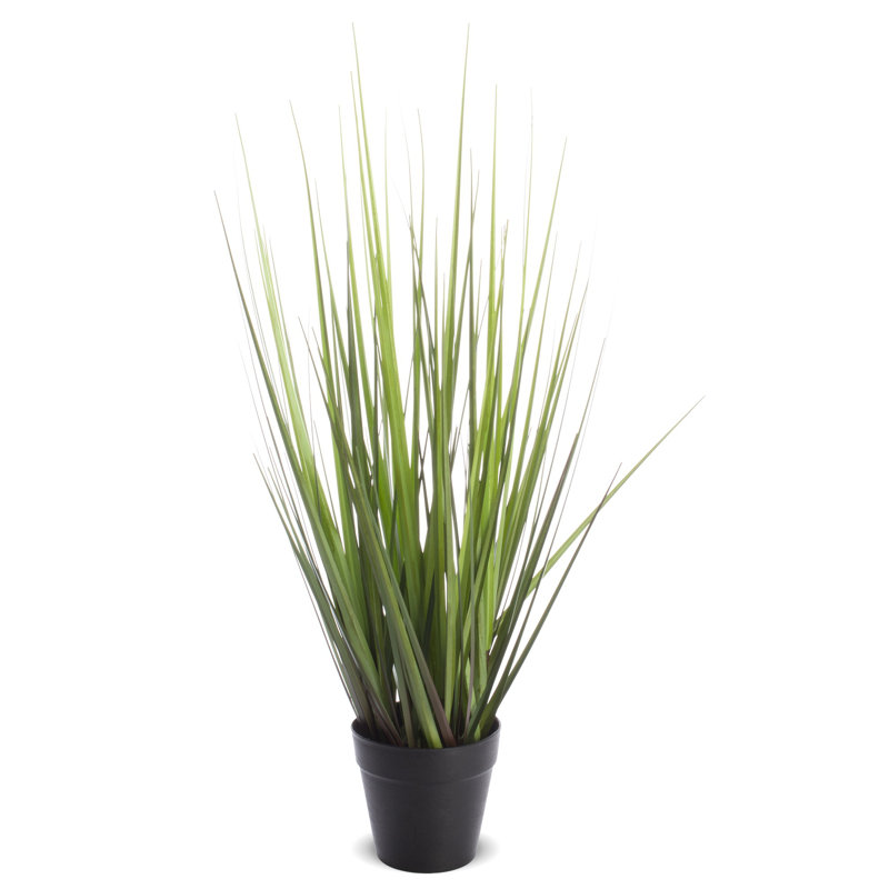54cm Faux Evergreen Grass in Pot