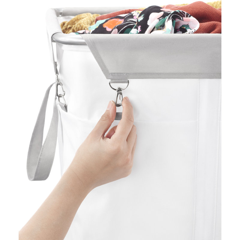 Metal Rolling Laundry Hamper