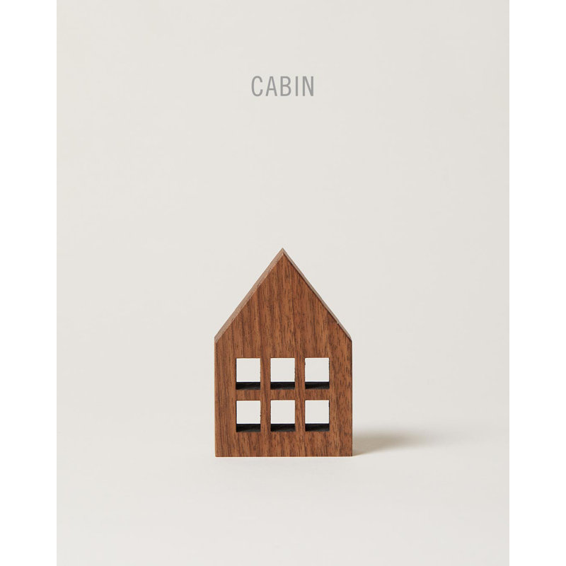 Crafted Wooden Houses - Walnut - Colonial